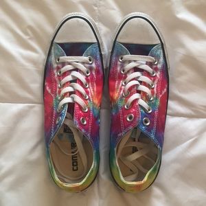 Tie dye Converse sneakers size 8.5